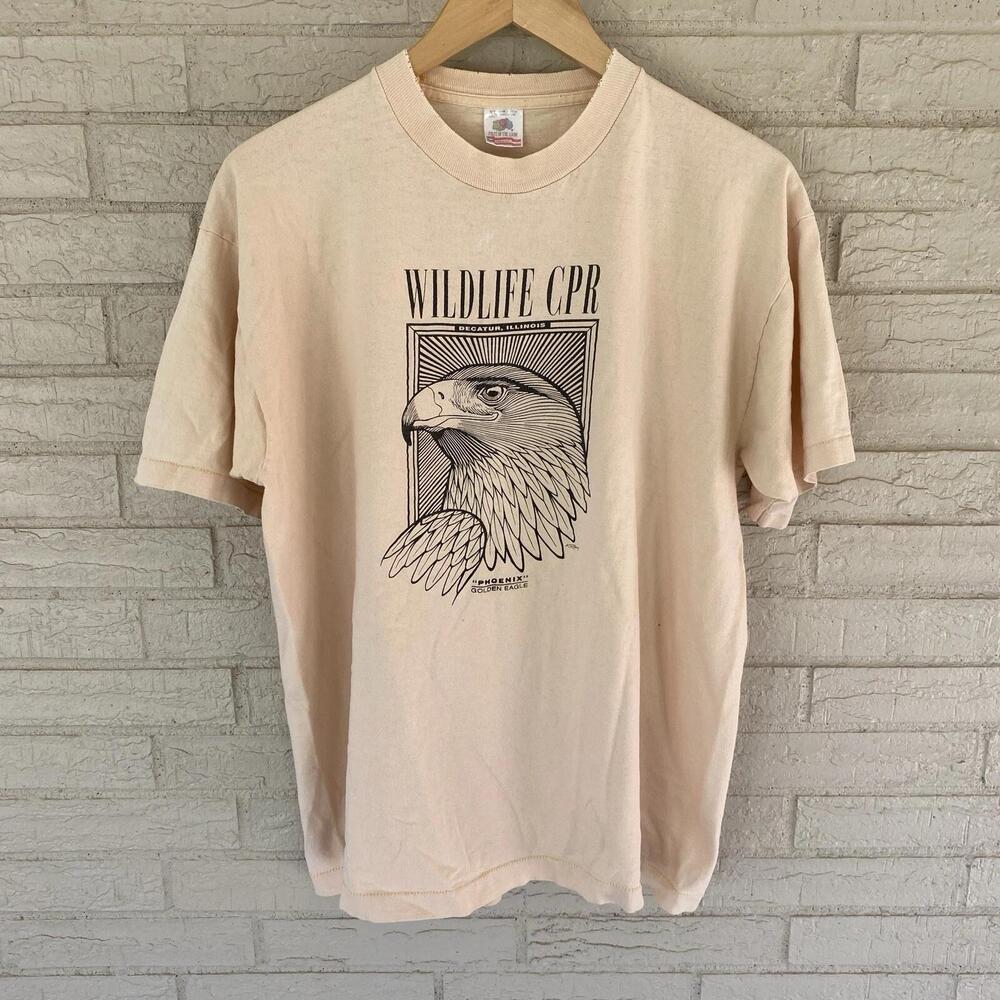 Wildlife Cpr Decatur Il Golden Eagle Phoenix K Riley Graphic T Shirt Xl 90S